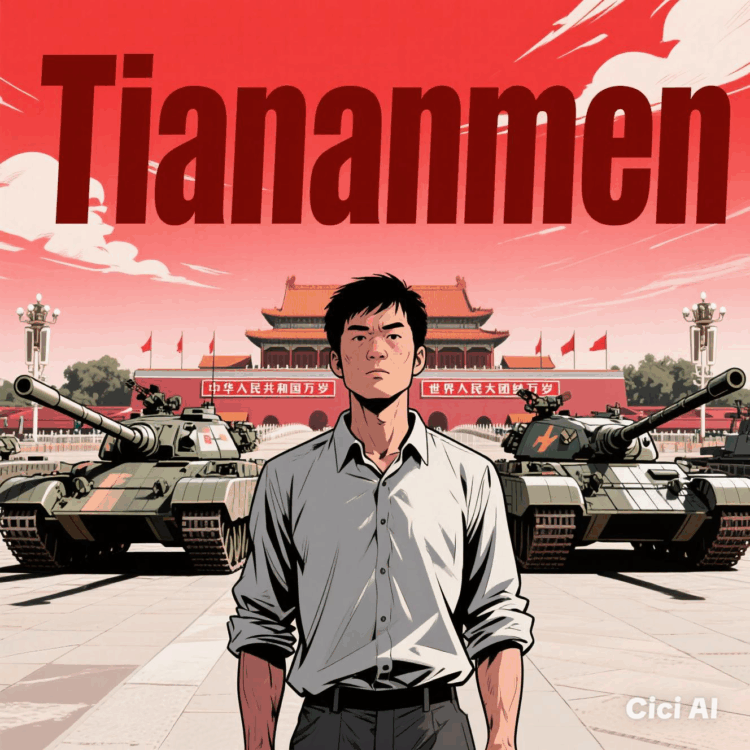 Di Balik Tragedi Demo Tiananmen: Aksi Heroik Manusia Tank Yang Melegenda
