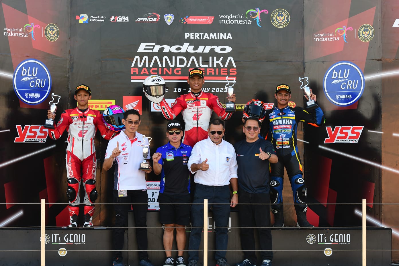 Pebalap Astra Honda Kuasai Podium Kelas Bergengsi