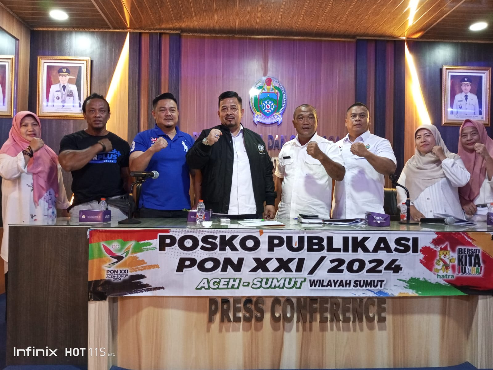 Binaraga Sumut Optimis 4 Emas PON