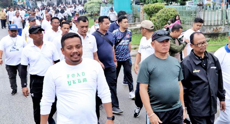 Wabub Simalungun Ikuti Car Free Day Bersama Ratusan Warga