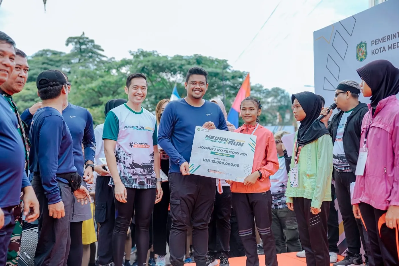 Daniel, Siska Juara Medan Run Heritage 2022