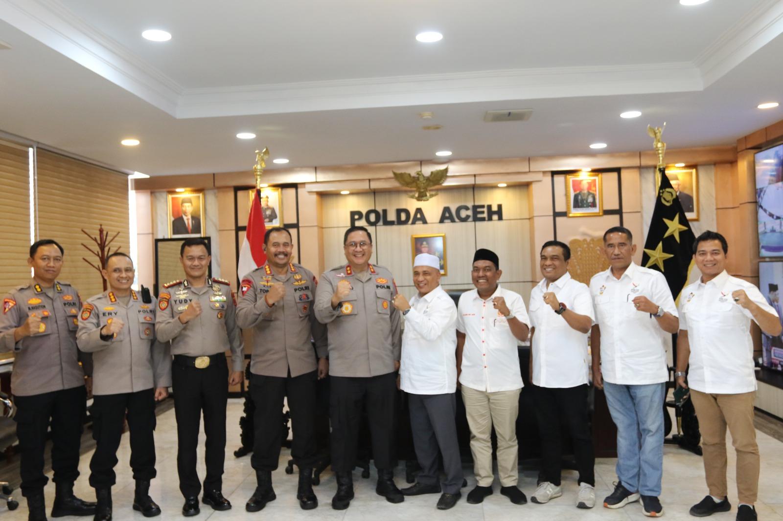 Ketua KONI - Kapolda Aceh Bahas Persiapan PON XXI