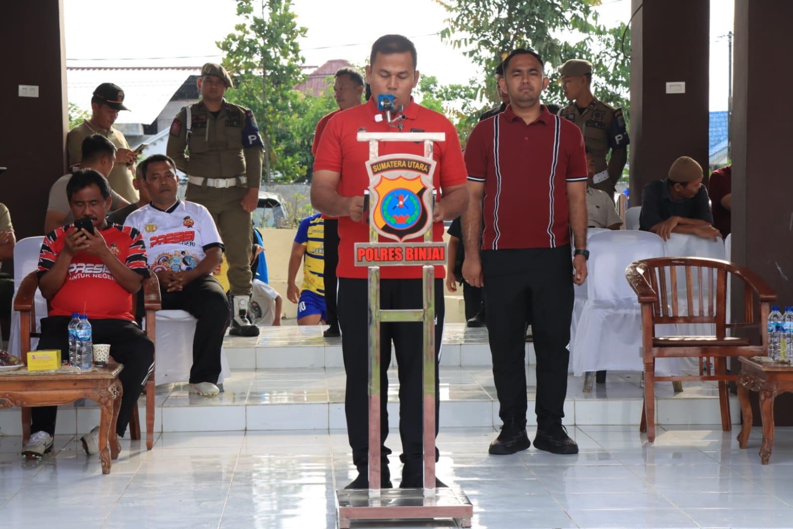 Polres Binjai Gelar Turnamen 4 Cabor