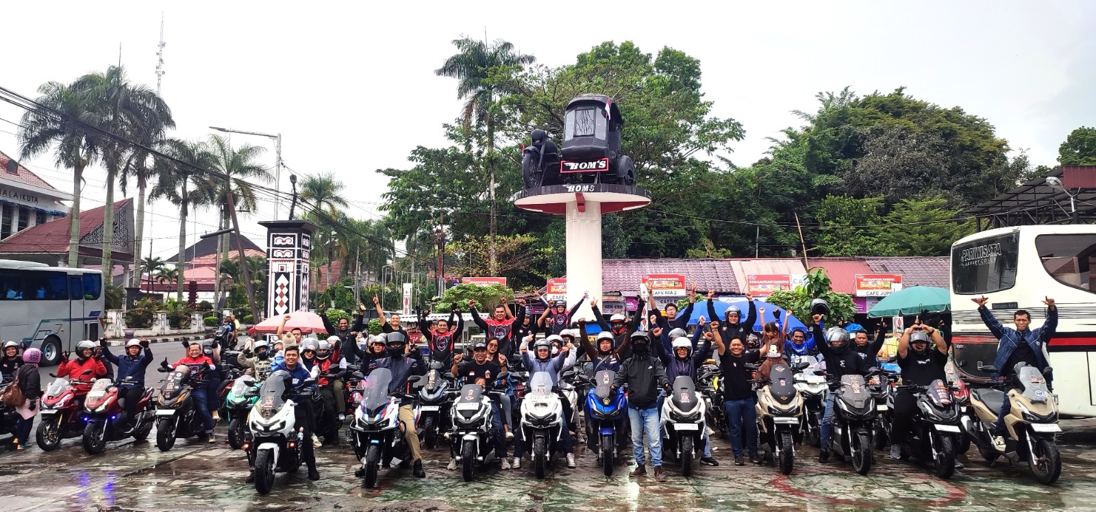 Fun Touring Sukses Meriahkan Deklarasi HAI Chapter Siantar