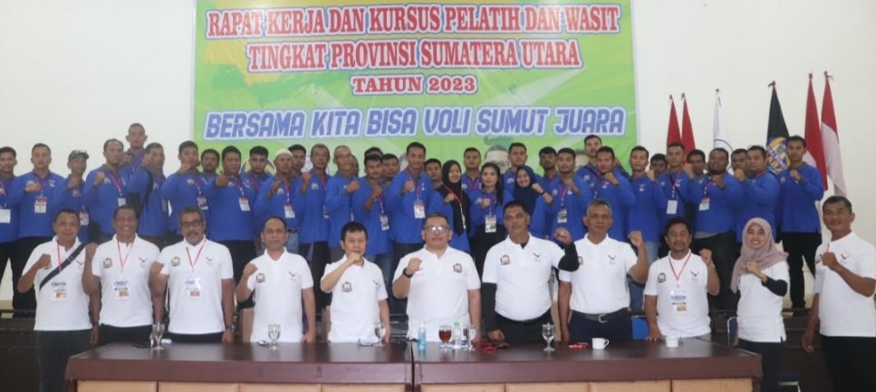PBVSI Sumut Gelar Raker, Kursus Pelatih Dan Wasit