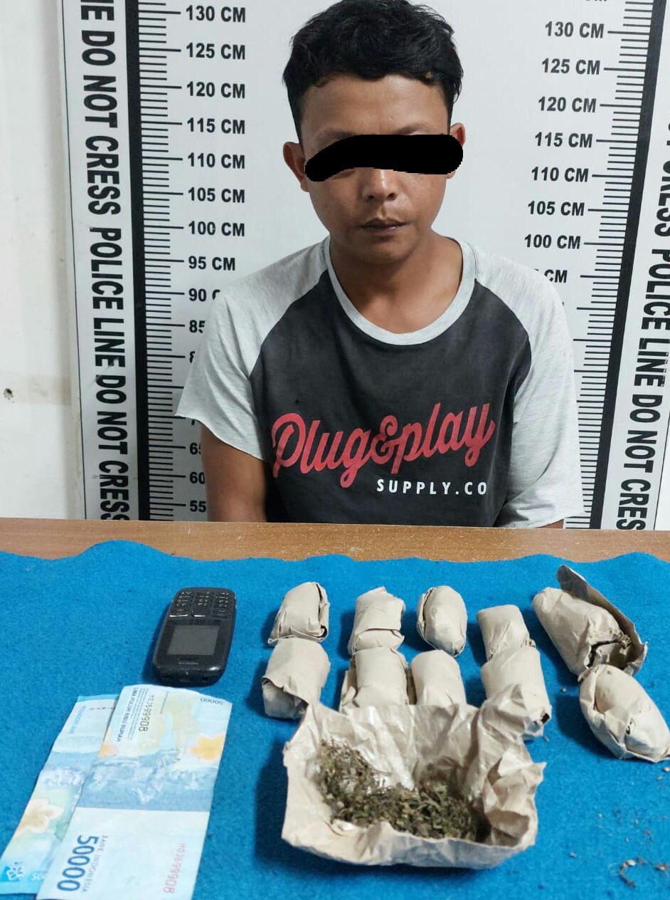 Sering Transaksi Ganja Dan Jual Sabu, Polres P.Siantar Ringkus 2 Pria