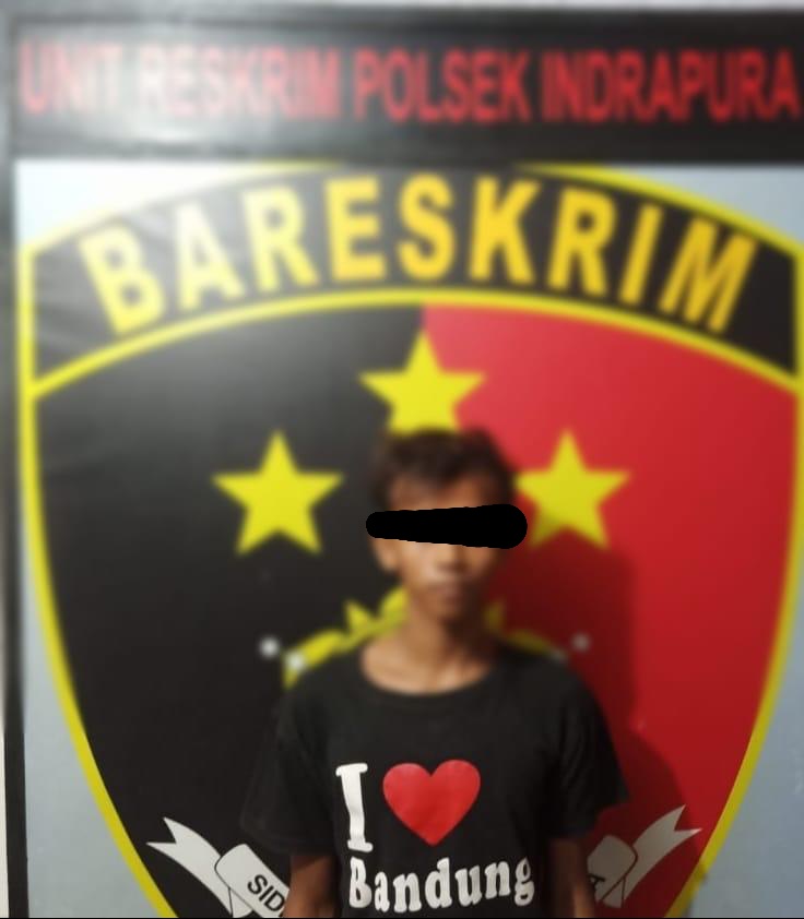Sempat Viral Di Medsos, 1 Dari 2 Pelaku Pencurian Kotak Amal Ditangkap Polsek Indrapura
