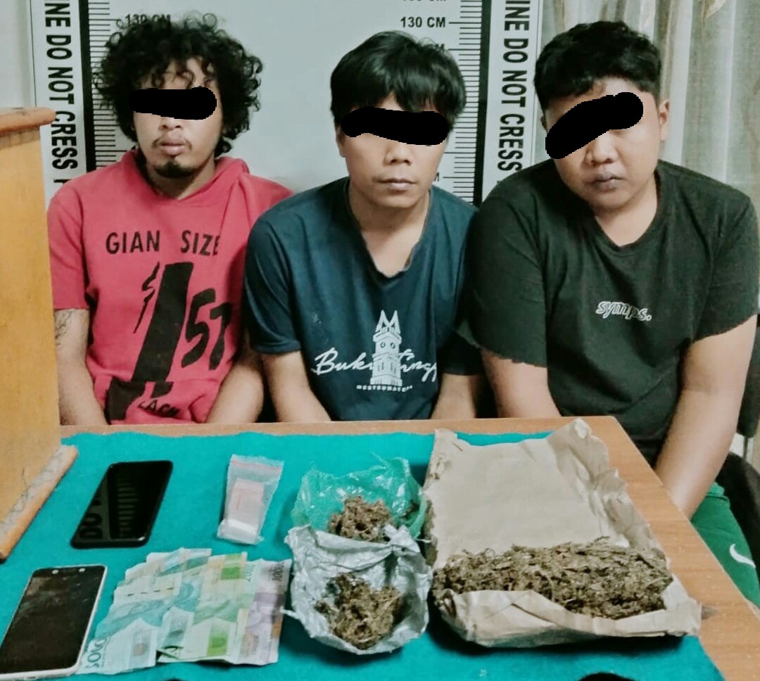 Miliki Dan Jual Ganja, Polres P.Siantar Ringkus 4 Pria