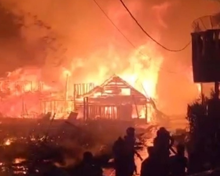 42 Rumah Hangus Terbakar Di Blangkejeren