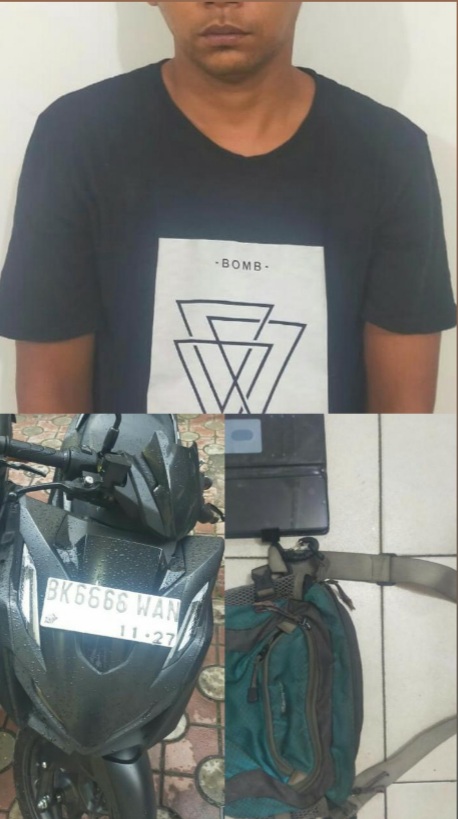 Polres P. Siantar Ringkus Tersangka Pencuri Uang Puluhan Juta Rupiah