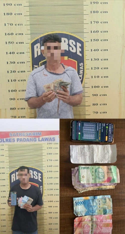 Di Palas, Dua Tersangka Pemain Judi Online Diamankan