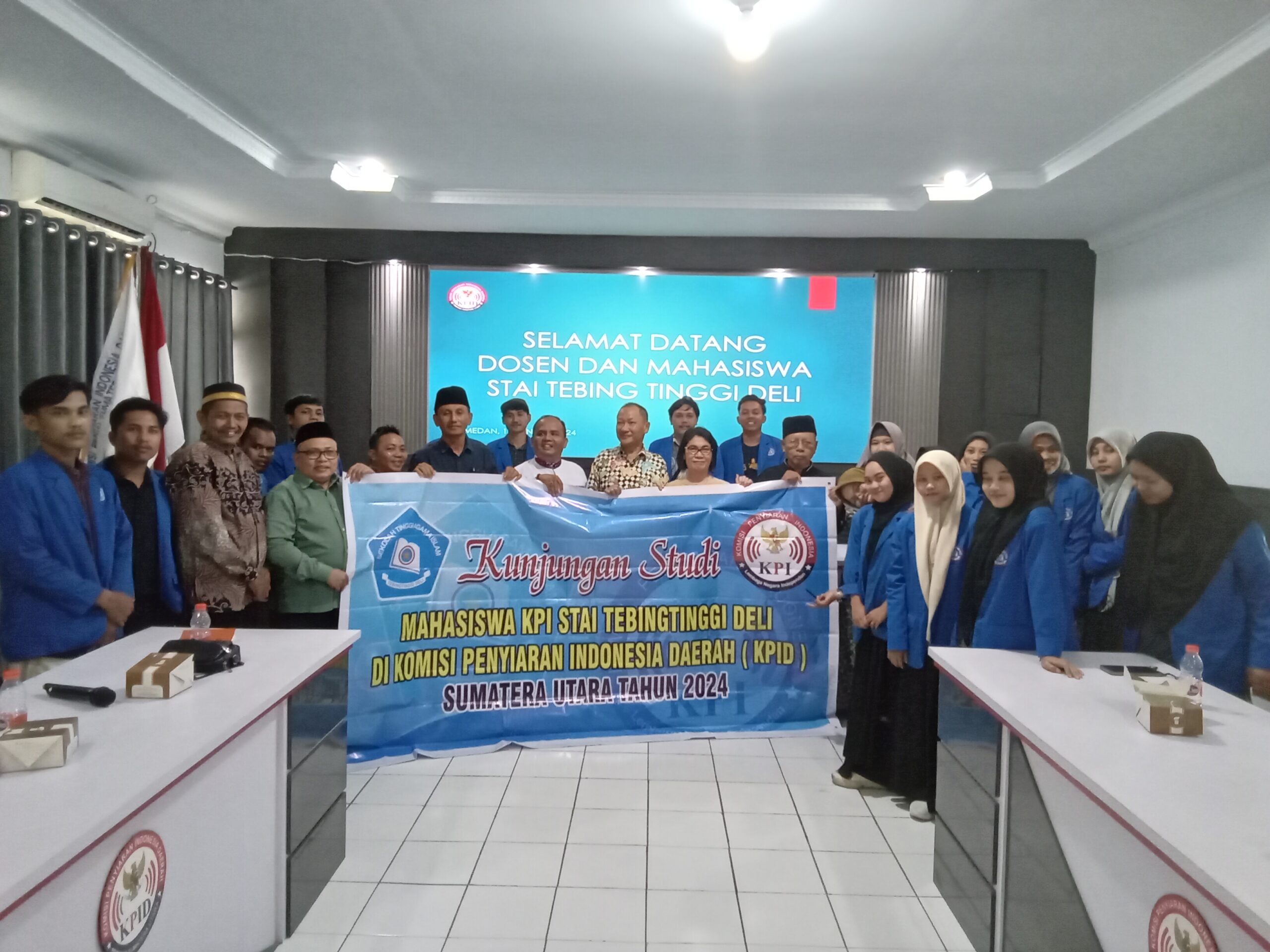 Ingin Perdalam Dunia Penyiaran, STAI Tebingtinggi Deli Studi Ke KPID Sumut