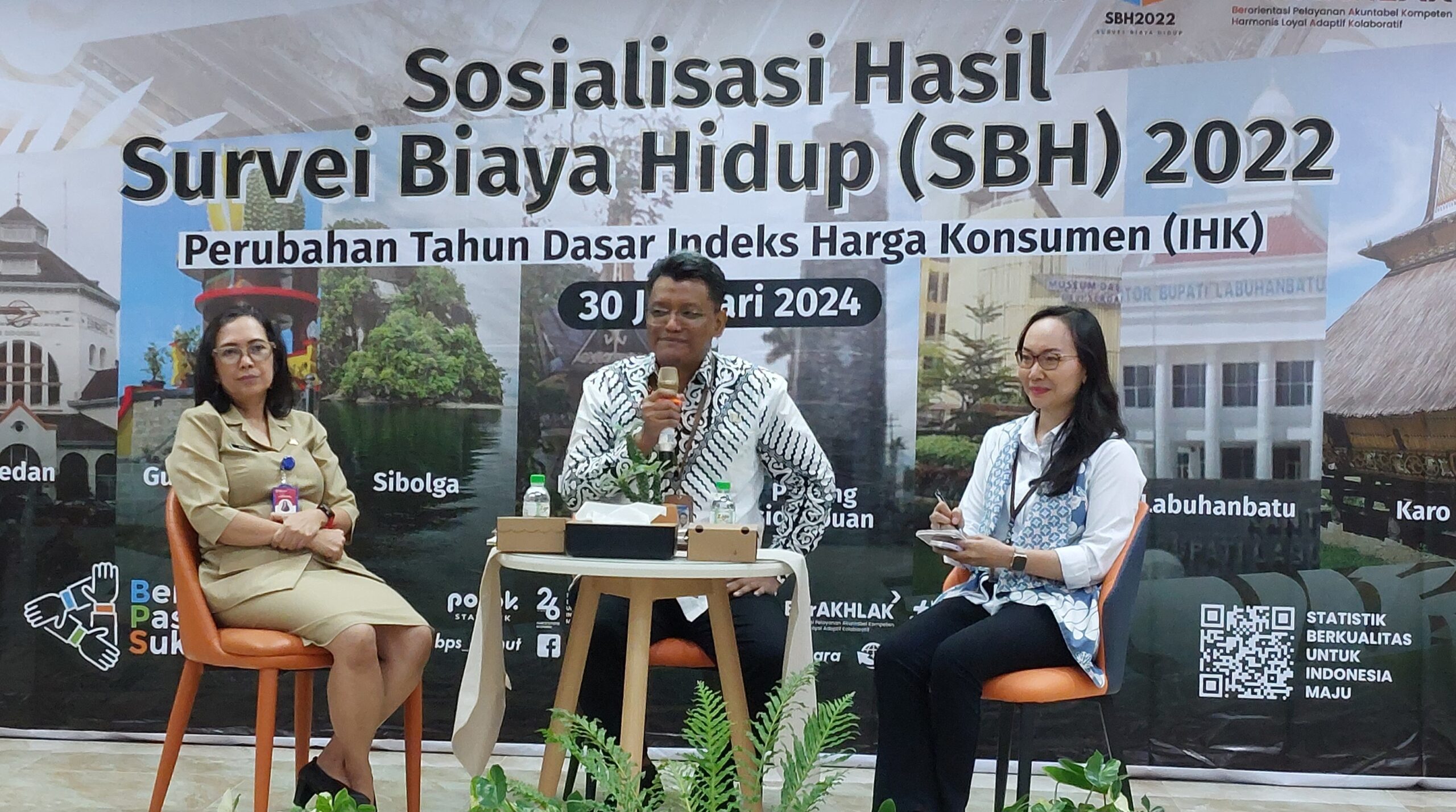 BPS Tambah 3 Daerah Di Sumut Sebagai Lokasi Survei Biaya Hidup