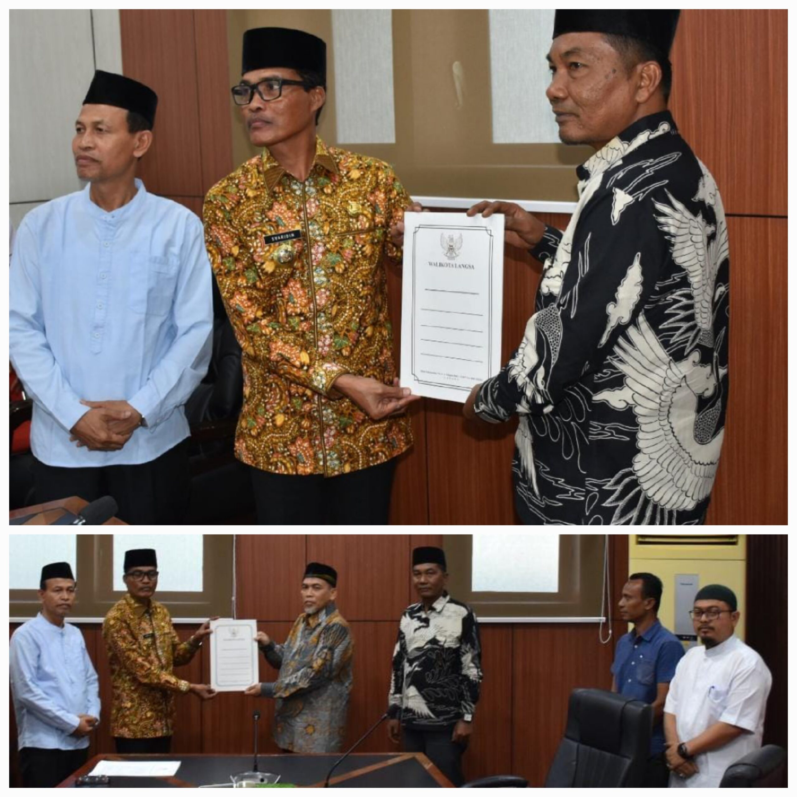 T Faisal Dan Syahrial, Resmi Sebagai Dirut Dan Dewas Perumda AM Tirta Keumuneng
