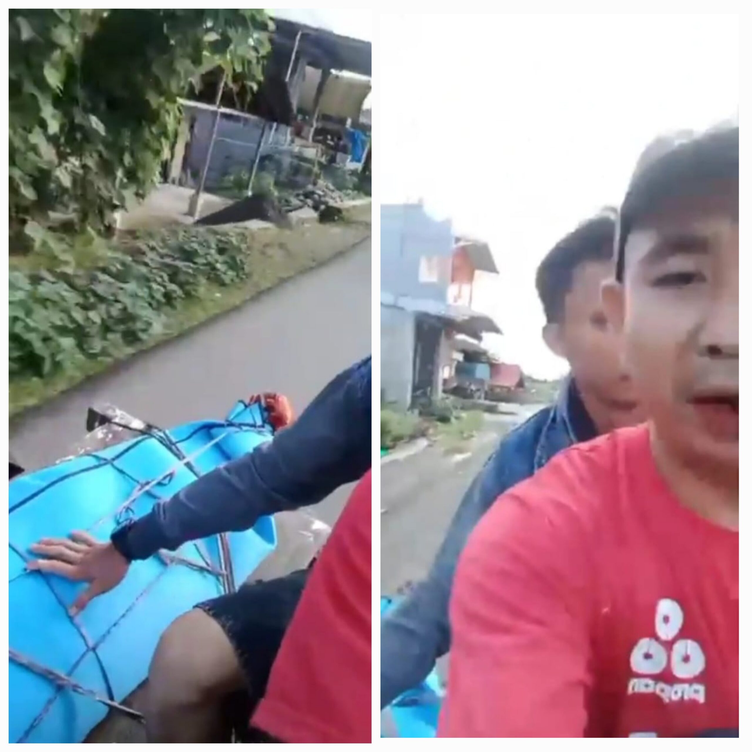 Miris, Jenazah Pasien Di Nisel Diangkut Pakai Betor