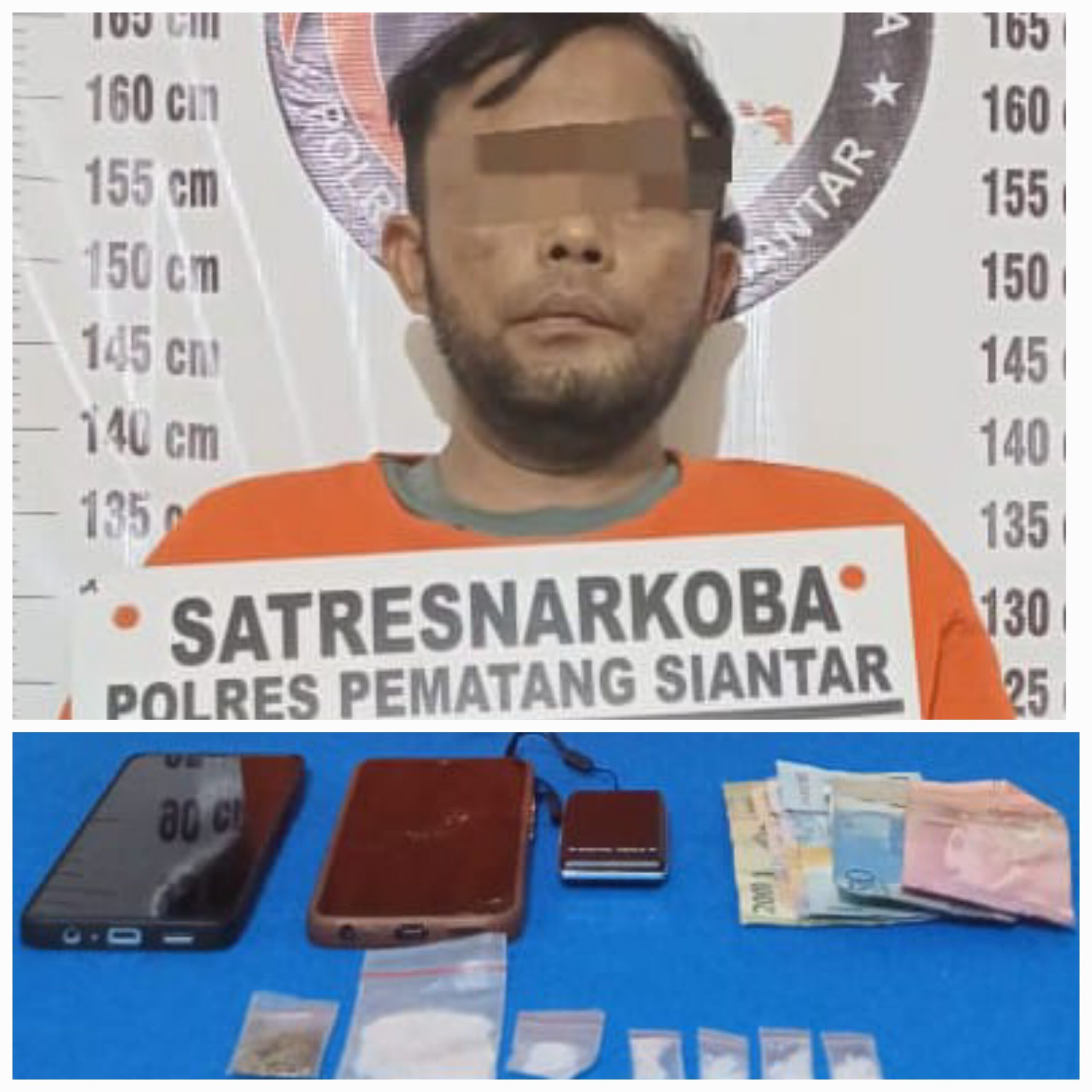Polres P.Siantar Ringkus Pengedar Sabu Dan Ganja
