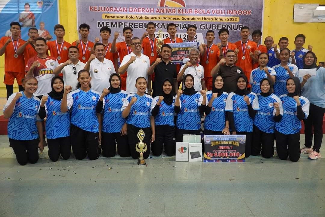PBVSI Sumut Sukses Gelar Kejurda Antarklub