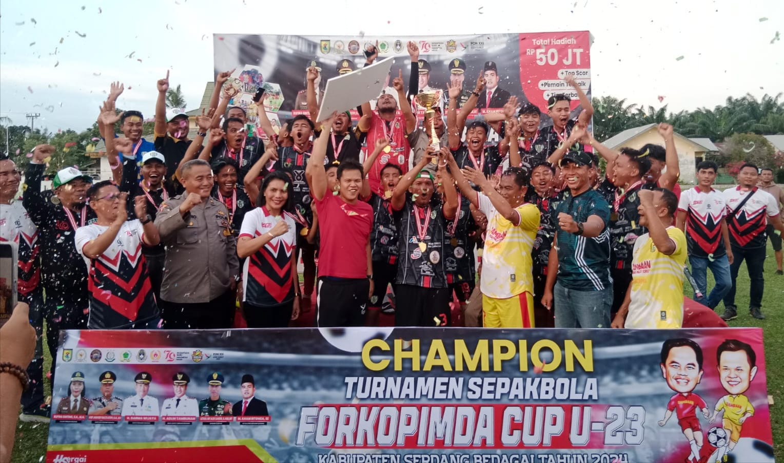 Mutiara FA Juarai Turnamen Forkopimda Cup U-23 Sergai
