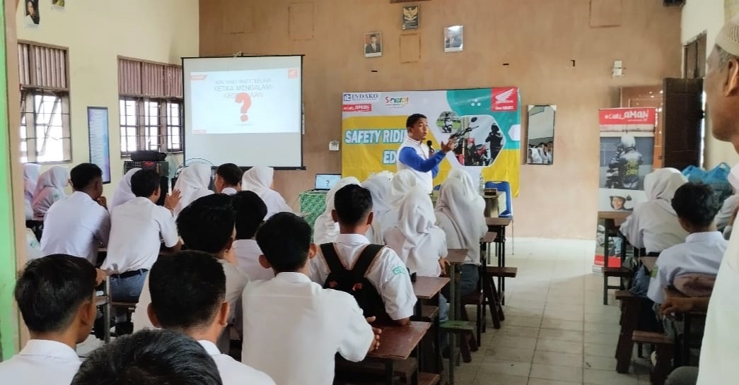 Pelajar Sergai Siap #Cari_Aman Jaga Keselamatan