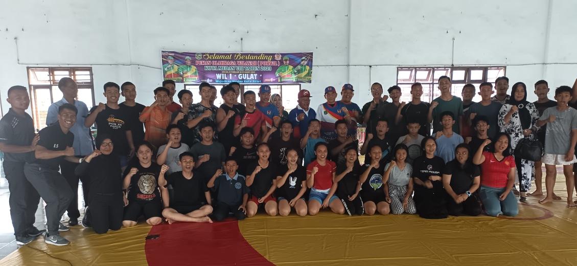 Denai Dominasi Gulat, Kickboxing Porwil Medan