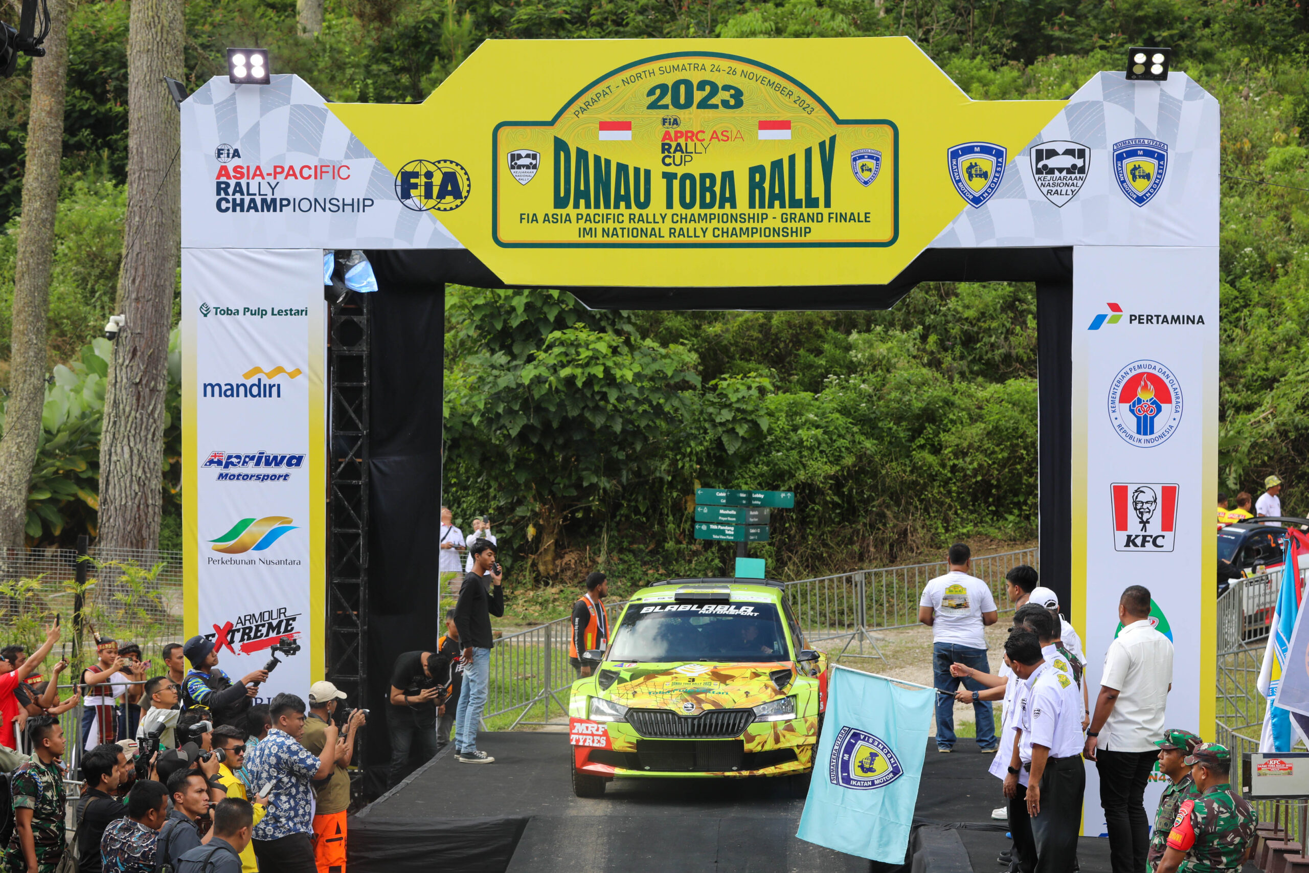 67 Pereli Bersaing Di Danau Toba Rally, Sean Rebut Super SS