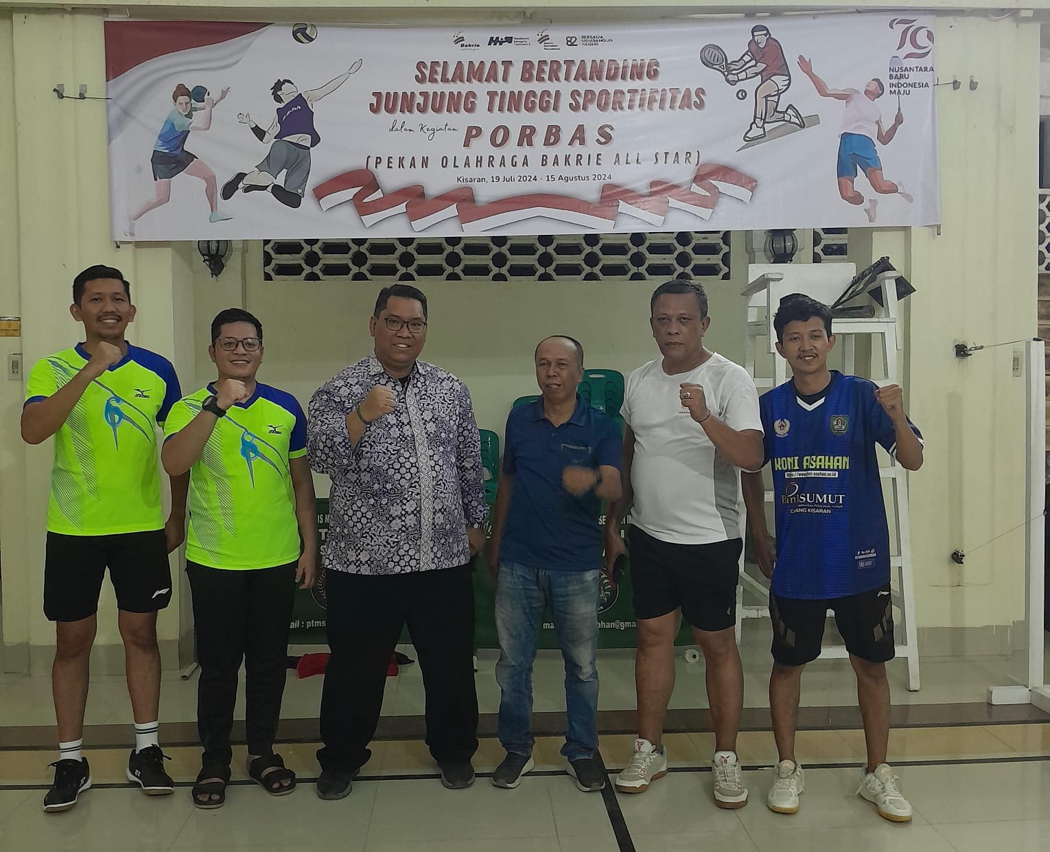 Ridwan Lubis/Dandy Waluyo Juara Badminton PORBAS 2024