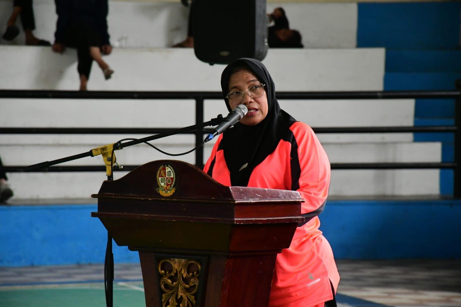 Turnamen Bola Voli Gembira Meriahkan Hari Ibu