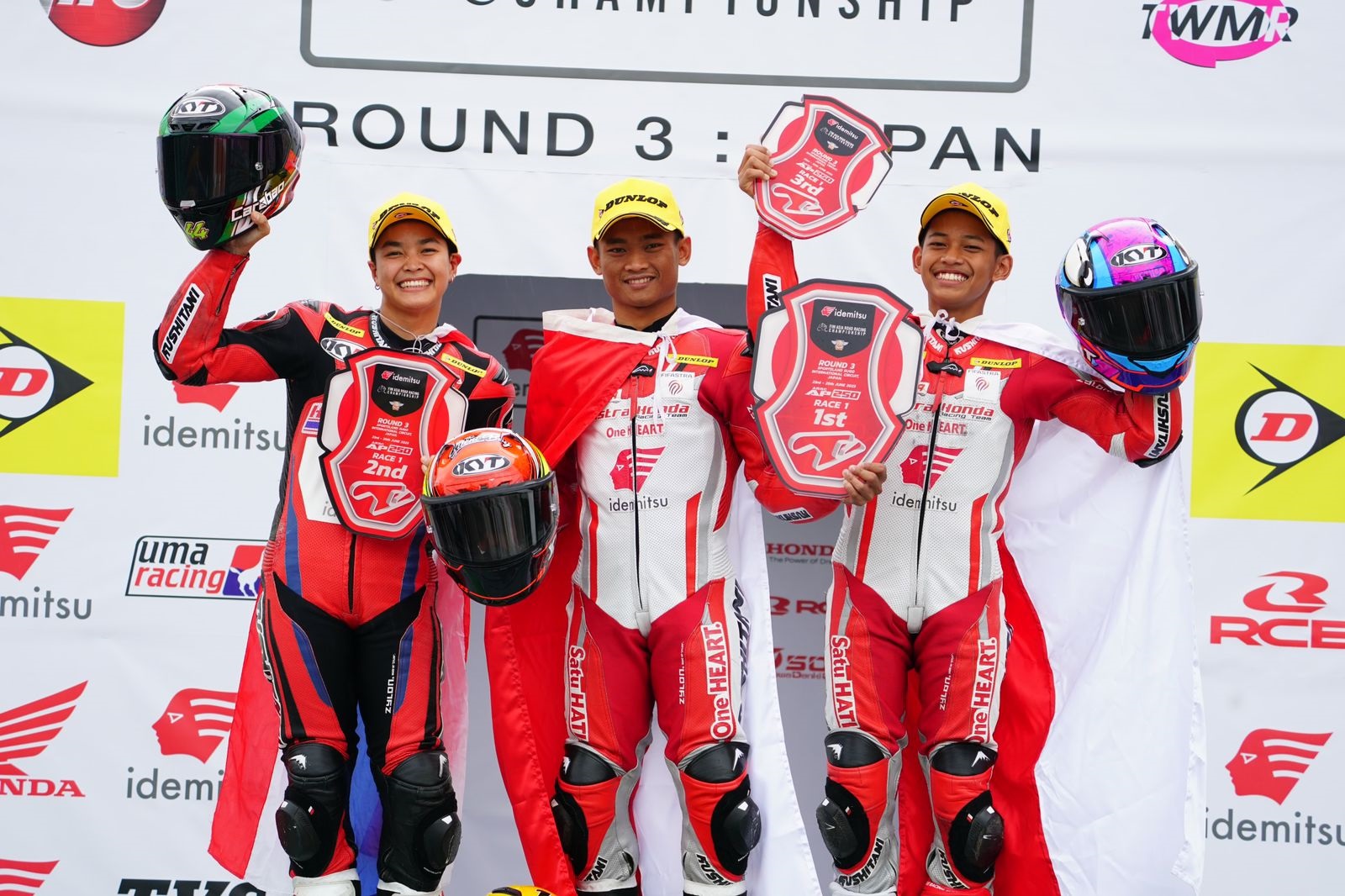 Pebalap AHRT Dominasi Podium ARRC Jepang