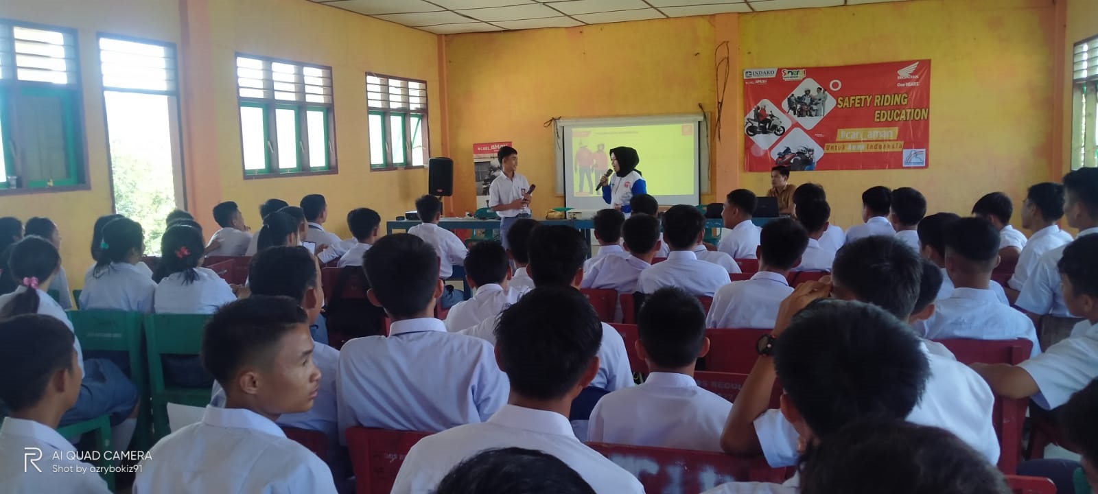 Honda Edukasi Safety Riding Pelajar Nias