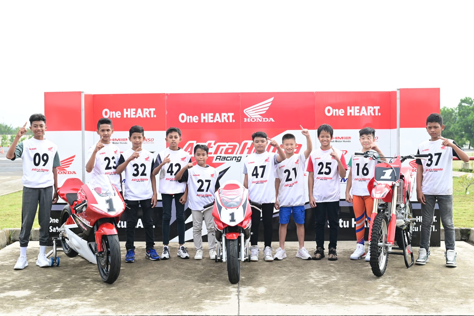 10 Pebalap Lulus Seleksi Astra Honda Racing School