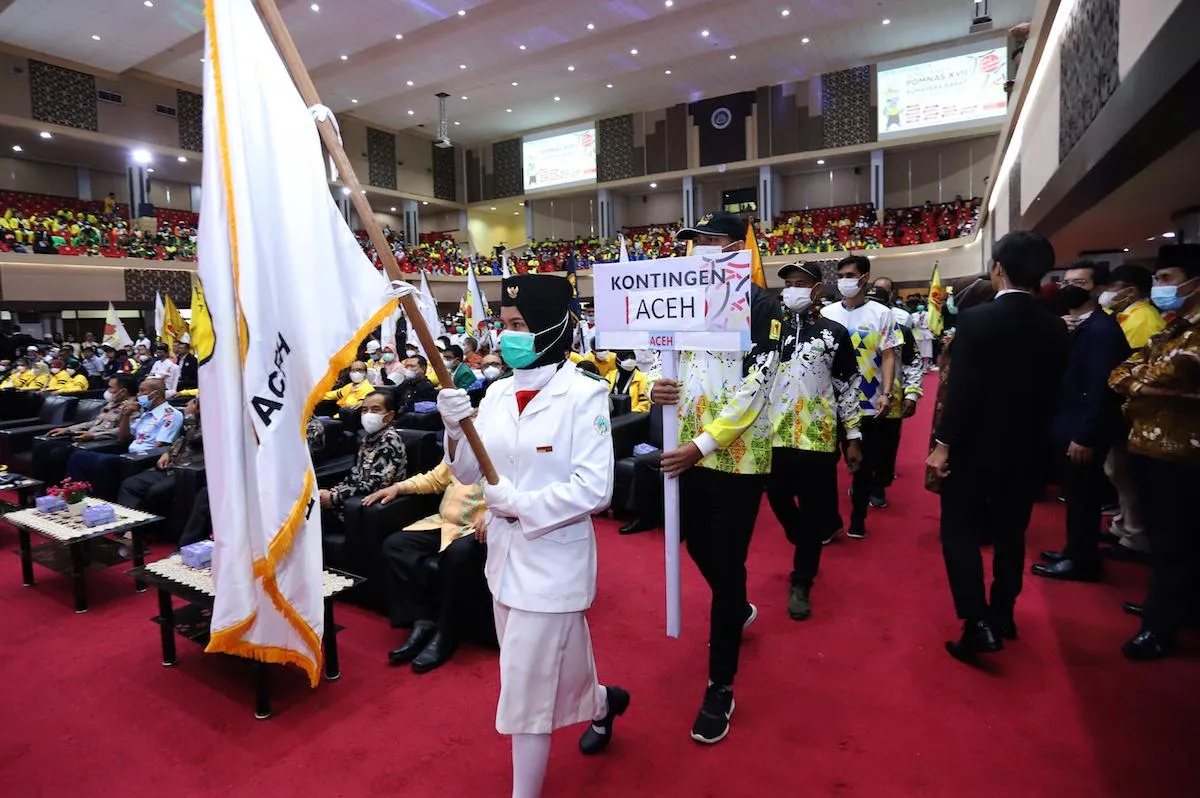 Aceh Peringkat 14 Pomnas 2022