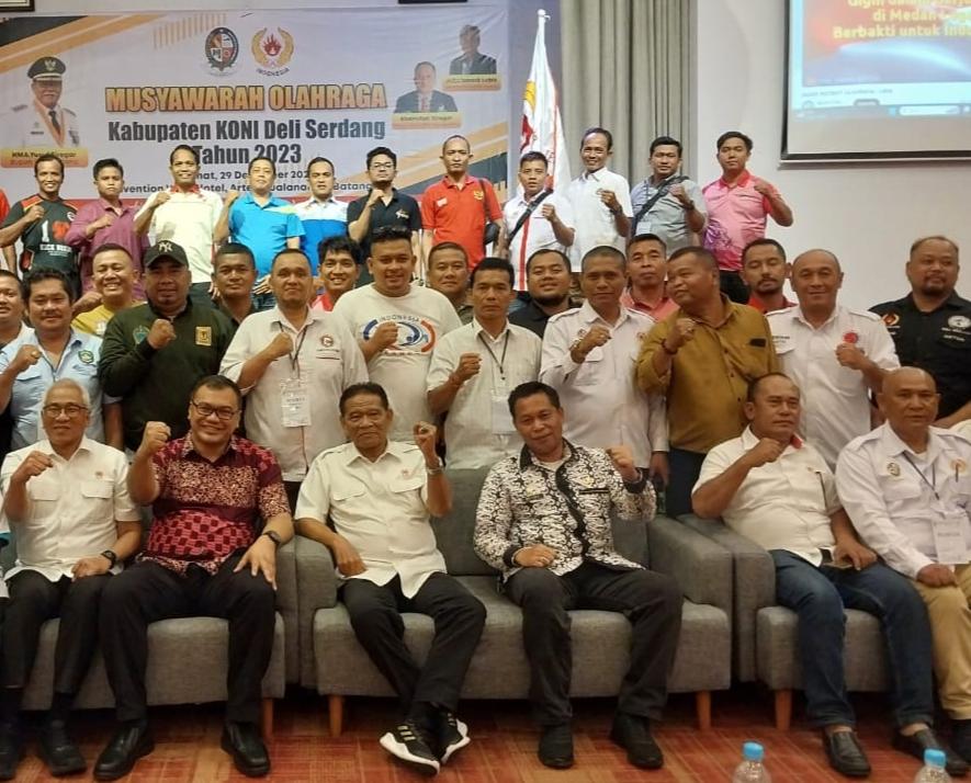 Asri Ludin Pimpin KONI Deliserdang