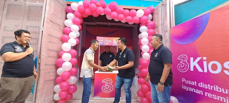 3Kiosk Beri Layanan Resmi untuk Pelanggan dan Retailer di Area Rural Sumatera