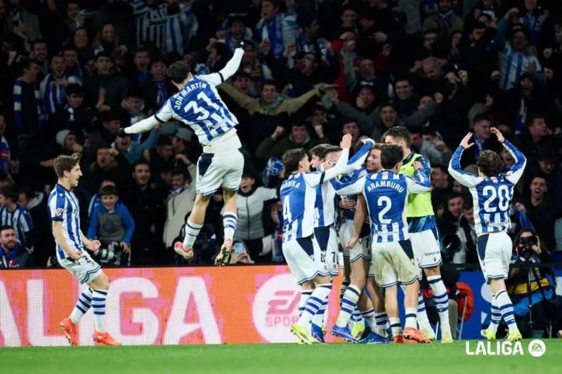 Real Sociedad Hentikan Kemenangan Beruntun Barcelona