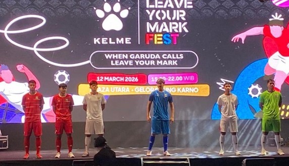 Kelme Luncurkan Jersi Baru Timnas Indonesia