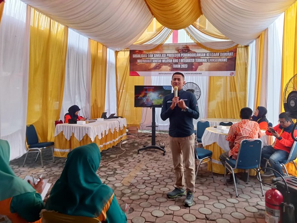 Pertamina IT Lhokseumawe Gelar Sosialisasi Dan Simulasi Keadaan Darurat