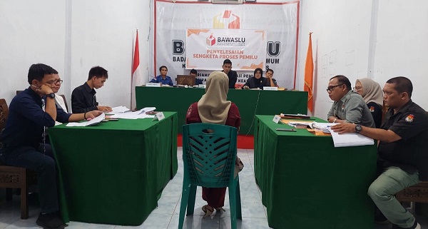 Bawaslu Palas Periksa Saksi Sidang Sengketa Proses Pemilu