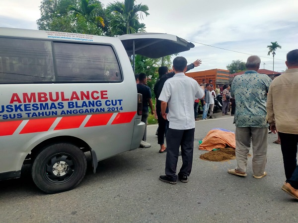 Pengemudi Betor Antar Siswi Tewas Laka Lantas