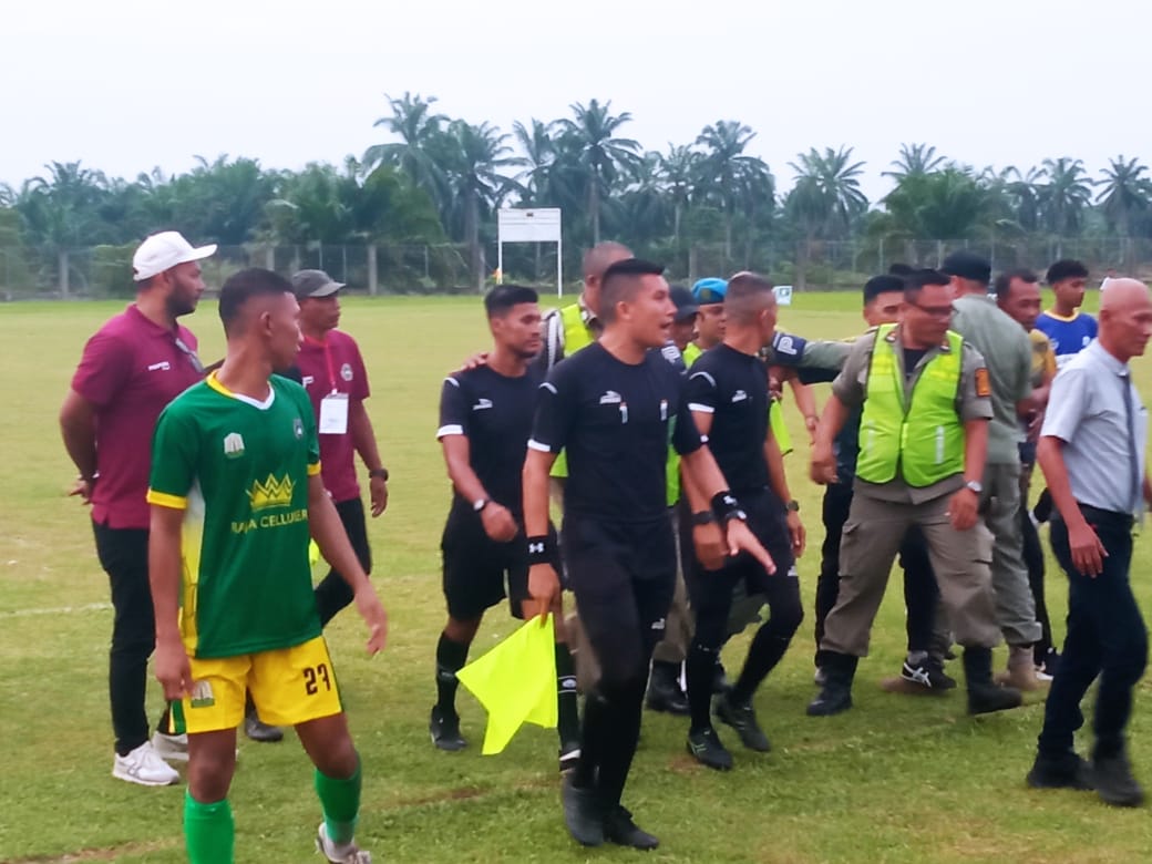 Kericuhan Warnai Laga Pra Pora Aceh Tamiang