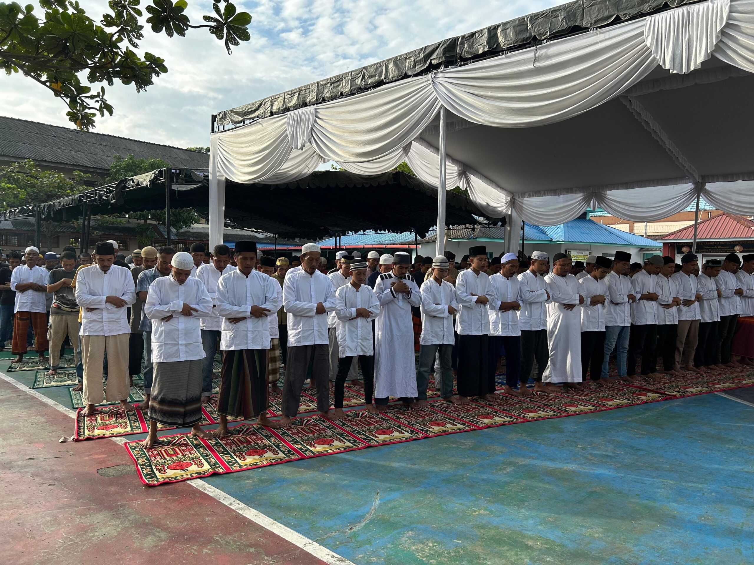 Lapas Labuhan Ruku Gelar Shalat Id Dan Sembelih 15 Hewan Kurban