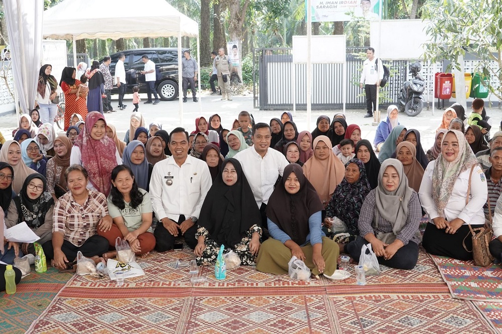 Pj Wali Kota Silaturahmi Dengan Masyarakat Mekar Sentosa