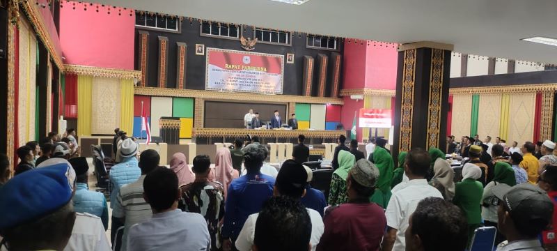 Tiga Paslon Bupati Paparkan Visi Misi Di Hadapan DPRK Agara