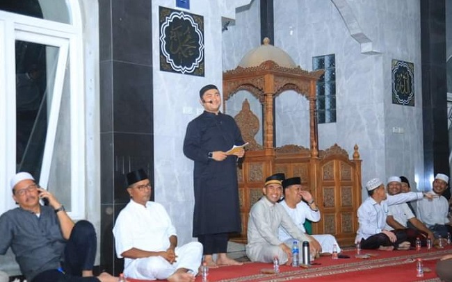 Bupati Safari Ramadan Ke Mesjid Darussalam Gunung Melayu