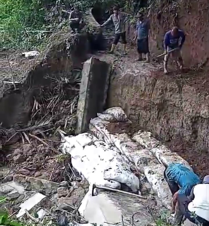 Saluran Irigasi Jebol, 30 Ha Lahan Pertanian Terancam Kekeringan