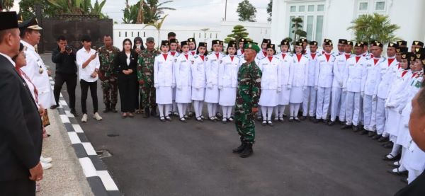 Tugas Paskibraka Selesai, Bupati Simalungun Sampaikan Terima Kasih