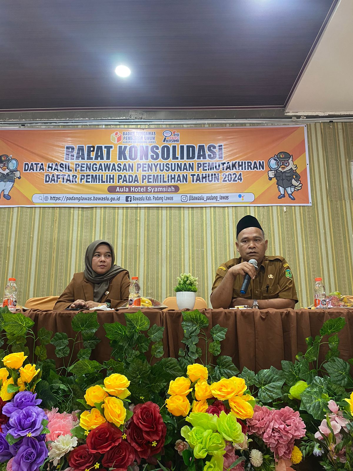Bawaslu Palas Rapat Konsolidasi Pengawasan Penyusunan Daftar Pemilih Pilkada 2024