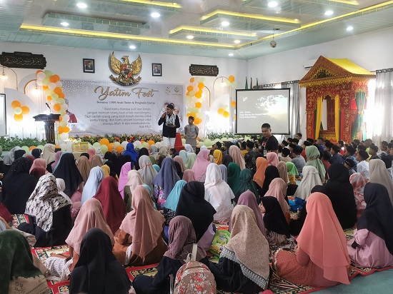 Mantan Bupati Atim Apresiasi Yatim Fest Santuni 1000 Anak Yatim