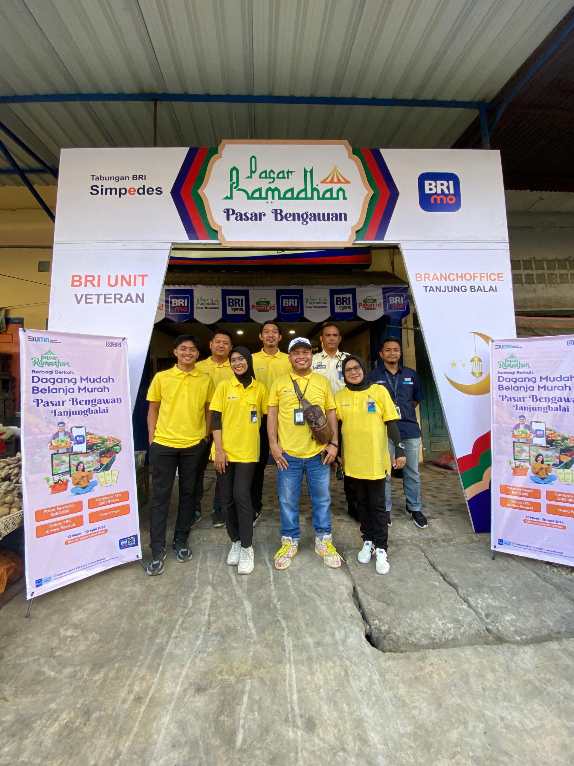 Semarak Ramadhan Di Pasar Bengawan: BRI Unit Veteran Gelar Pasar Ramadhan Utama 2024