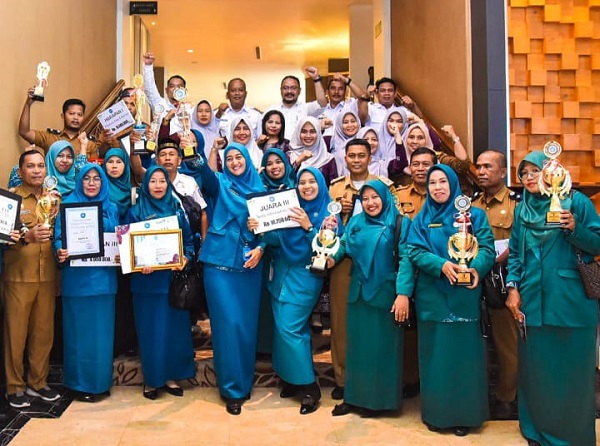 Batubara Raih 9 Penghargaan Lomba HKG PKK Dan Harganas 2023