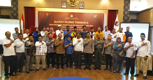 KPU Tapsel Tetapkan DPS Pemilu 2024, Pemilih Baru 36.598 Orang